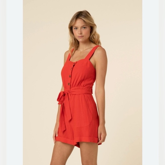 Frnch - Tatiana Romper - Rouge L - Picture 2 of 13